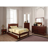 Cara Bed Model Cm7903Ch-Twin Bed By Furniture Of America